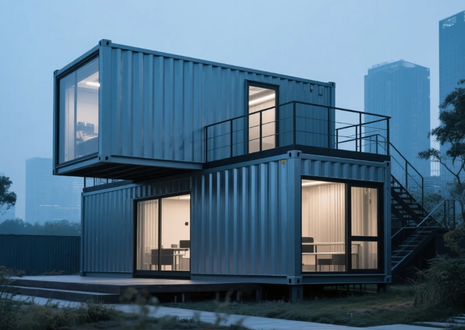4 万购置集成房屋，河北京仑房屋助您···